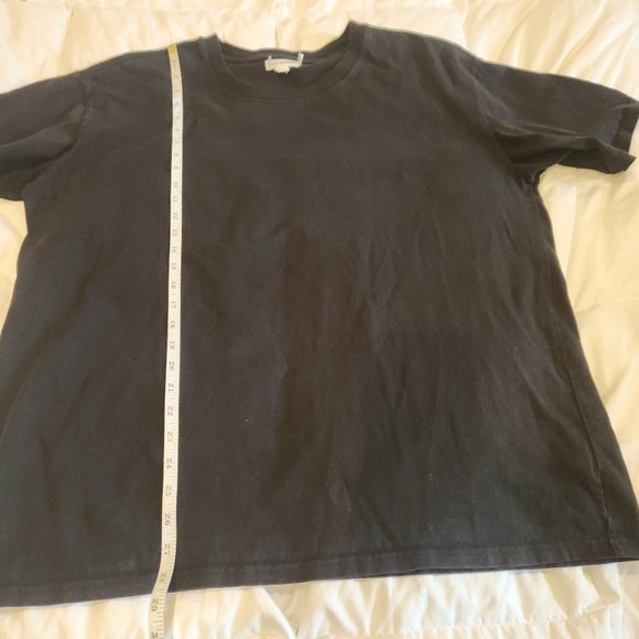 Good American Classic Black Tee Heavy Weight 100% Cotton Size 3/4 Large/XL - Picture 6 of 8